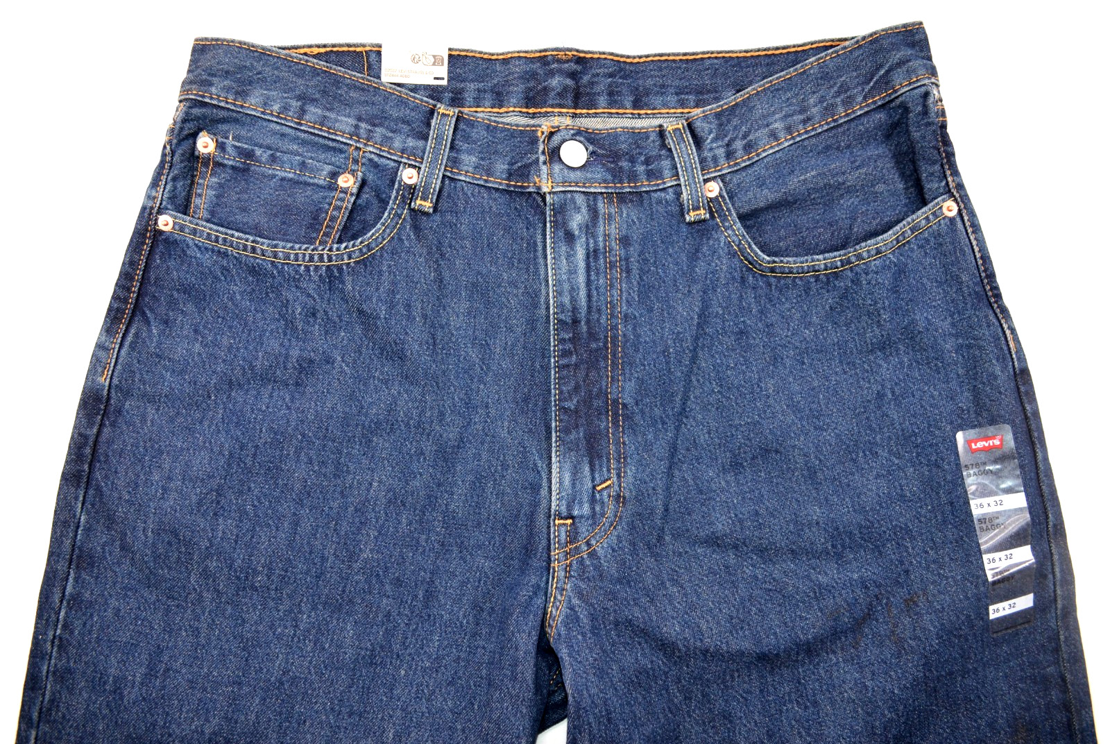 Nwt’s Levi’s 578 Baggy Denim Blue Jeans Mens 36×32 (fits 38 x 30.5) Streetwear