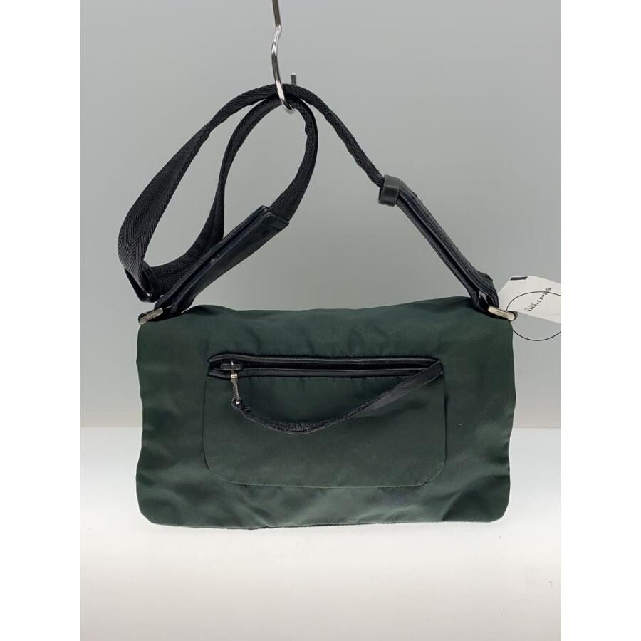 PRADA Shoulder Bag Nylon Green Crossbody Womens Casual Handbag