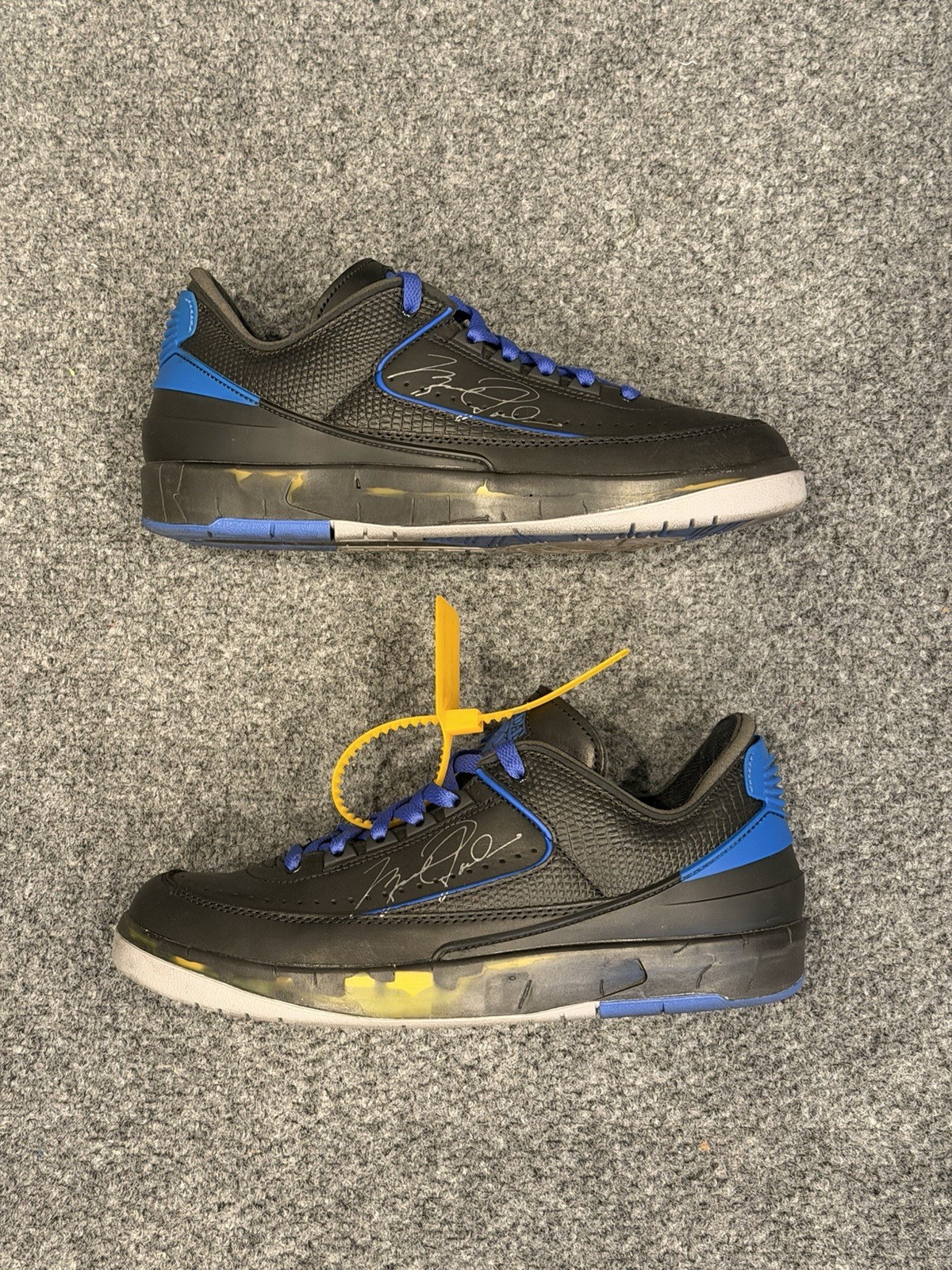 Nike Air Jordan 2 Retro Low SP Off-White Black Varsity Royal DJ4375-004 Trophy