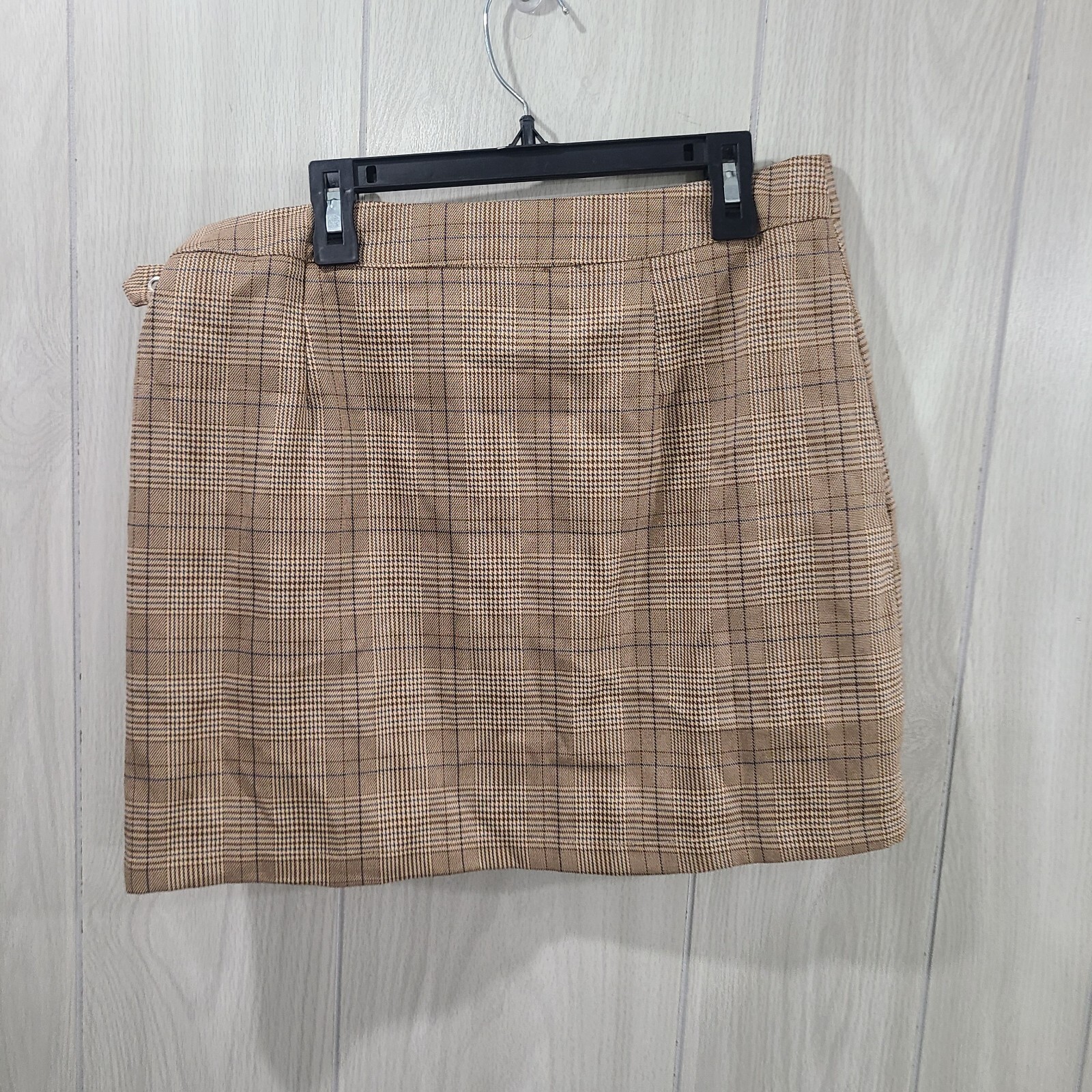Hesperus Plaid Wrap Mini Skirt Y2K Size L Goth Grunge Skater 60s 70s Retro Class