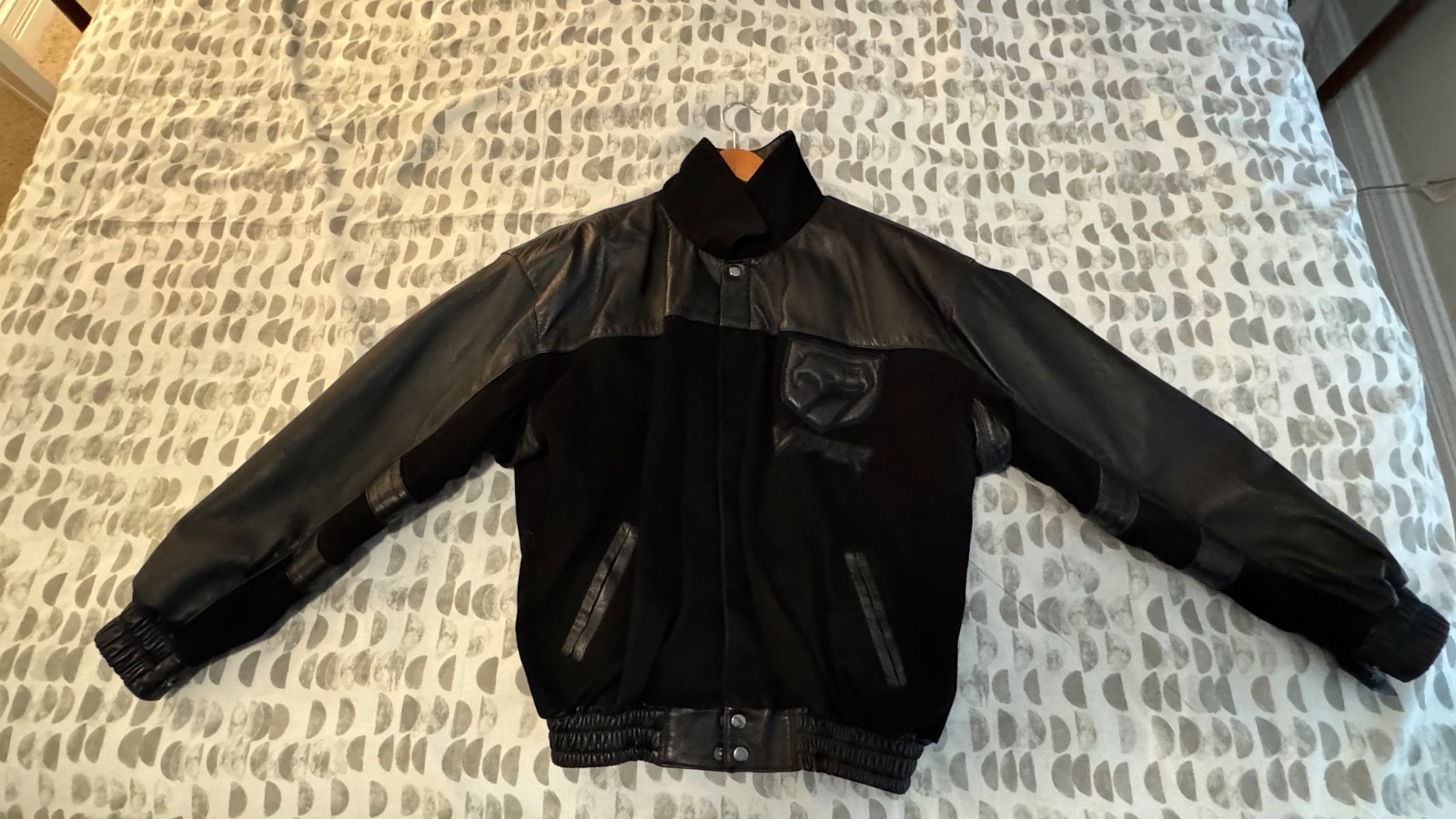 DODGE VIPER Leather Jacket – Californian Embossed Vintage 90’s sz XL