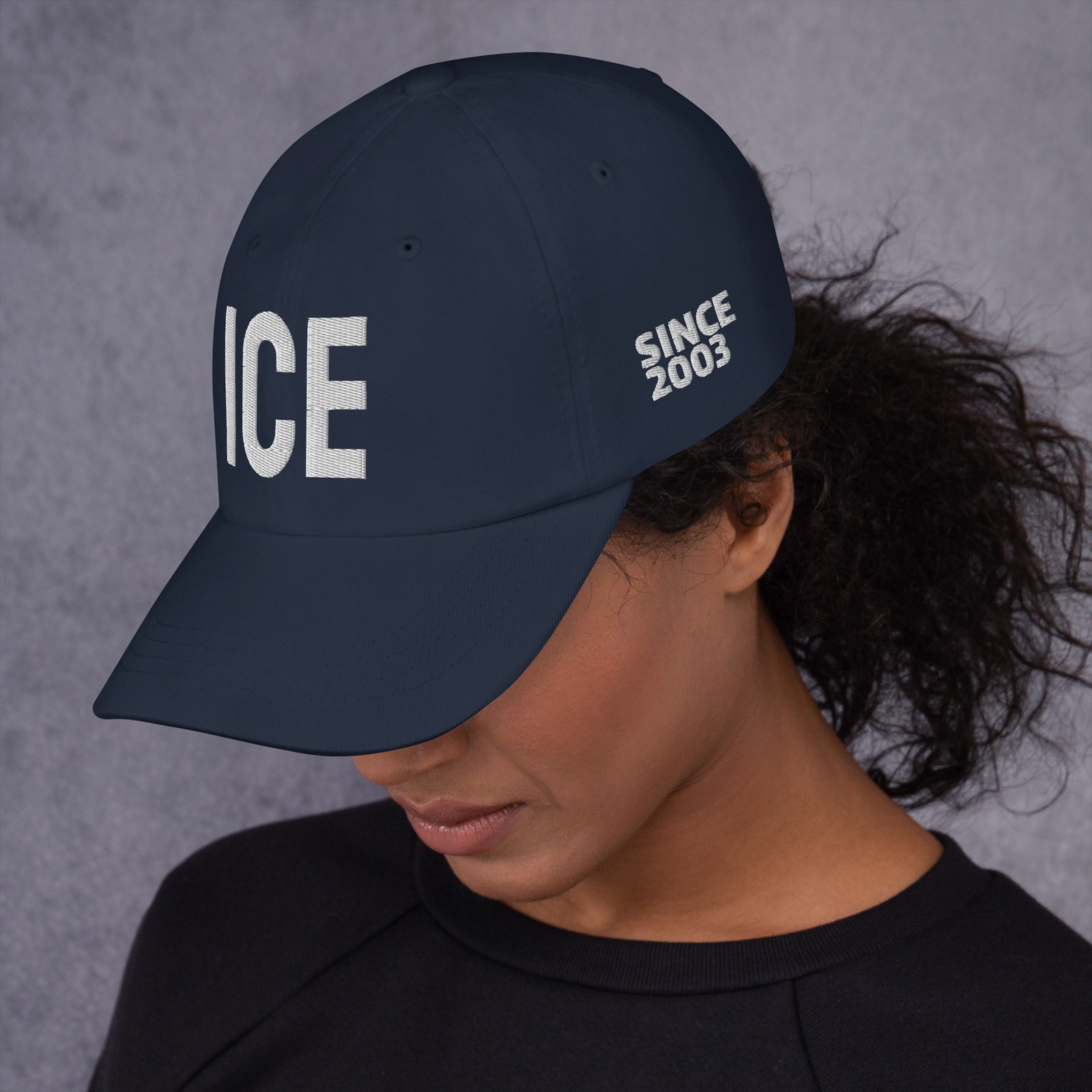 ICE Immigration Since 2003 Embroidered Dad hat/cap
