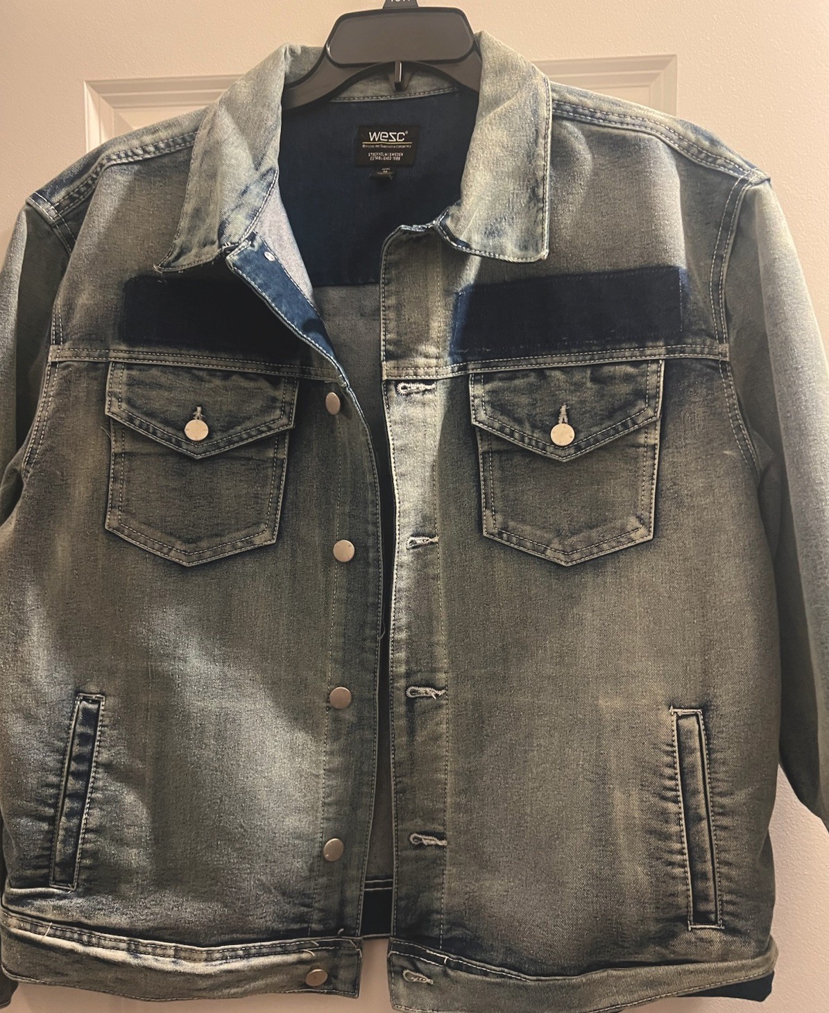 WeSC Fashion Jean Jacket Size Unisex