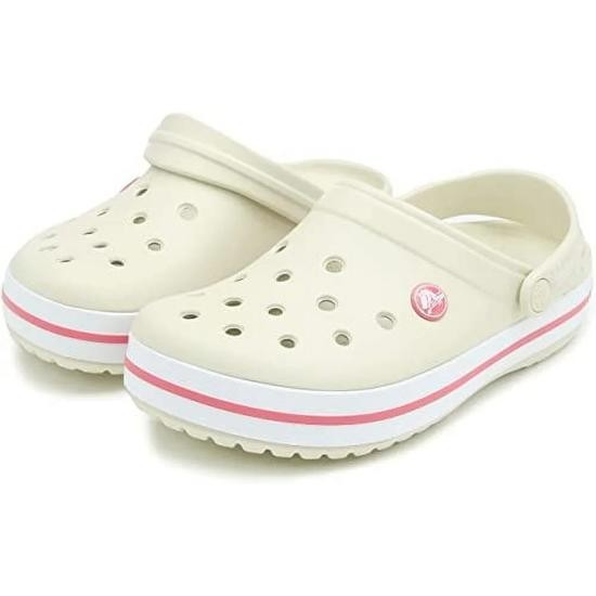 Crocs Unisex Crocband Clog Beige Casual Slip On Comfort Sandals Crocs Crocband