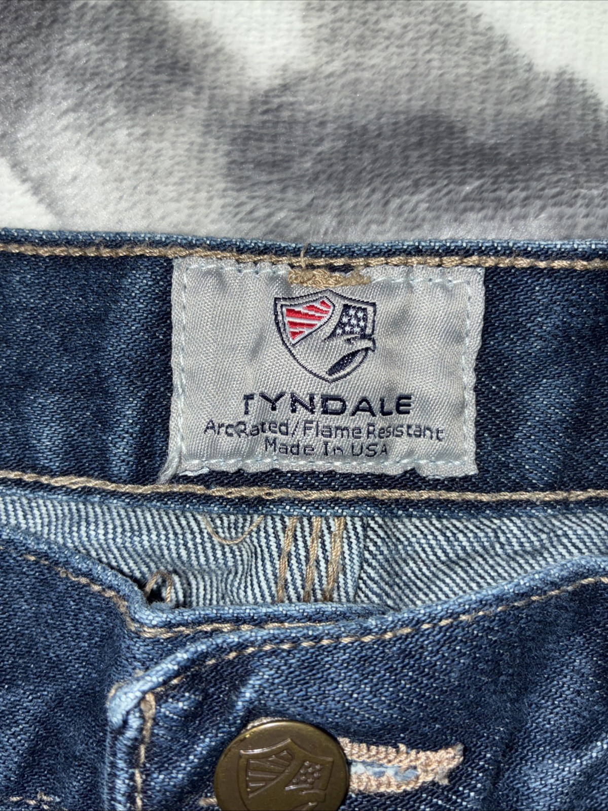 Tyndale FR Jeans Blue Flame Resistant Utility F290T FRMC CAT 2 USA Men’s 38×30