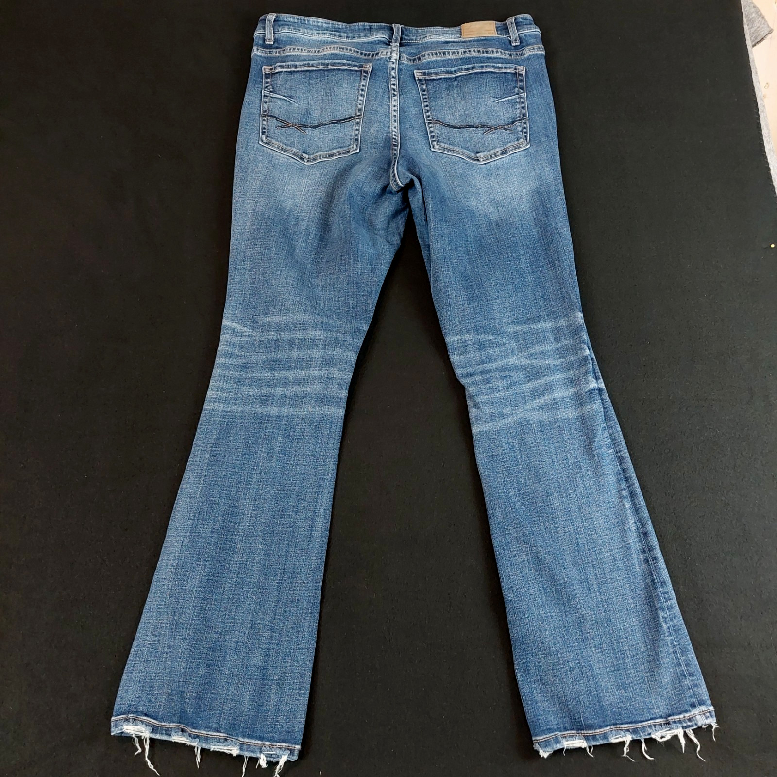 BKE Payton Universal Fit Bootcut Jeans Women’s 34×33.5 (Fit 36×32) Distressed