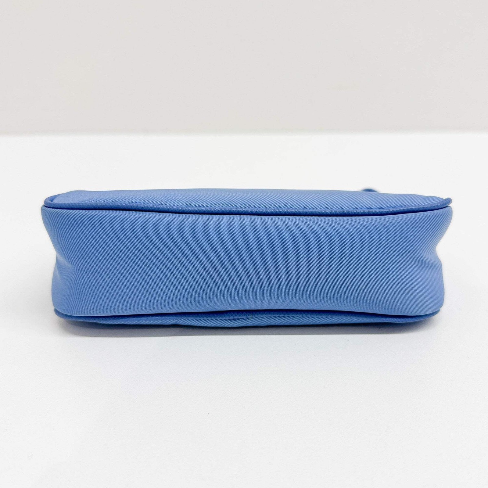 PRADA Mini Re-Edition 2005 Re-Nylon Blue Nylon Hand Bag