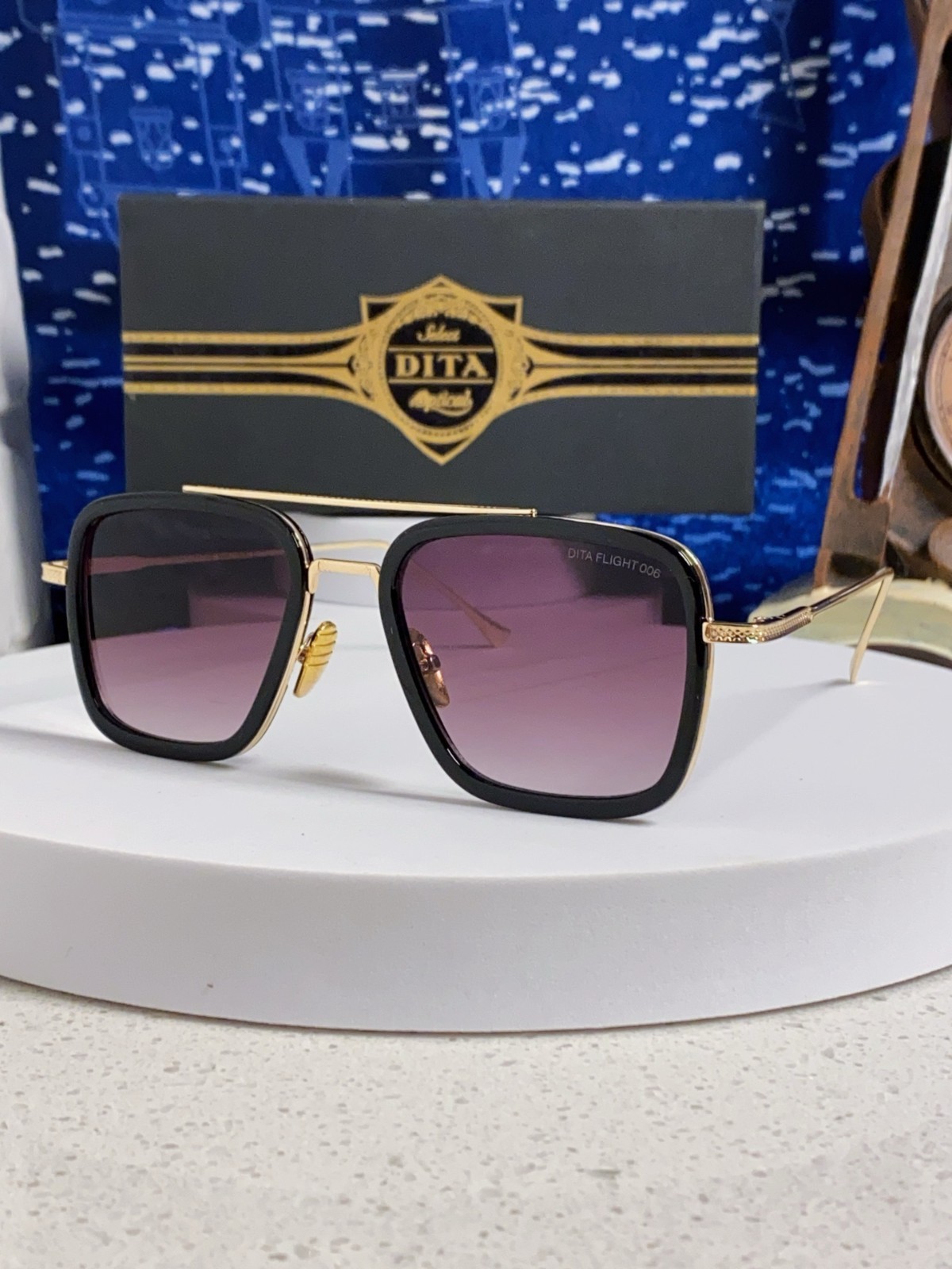 DITA FLIGHT006 DTS7806 Men’s Sunglasses Lens Size 52口22-144mm – With New Case