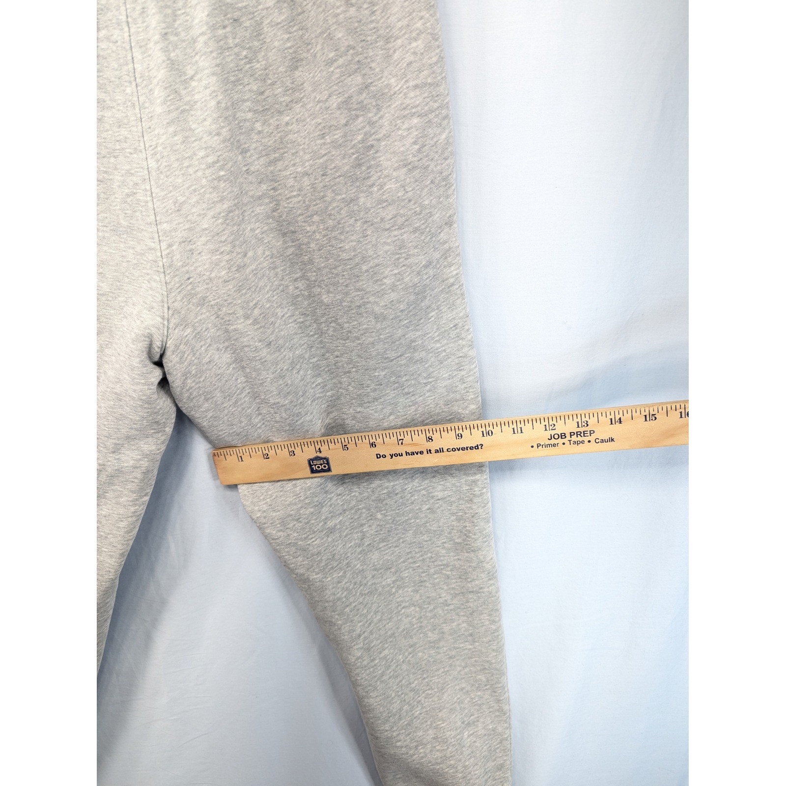 Fila Gray Sweatpants Joggers Logo Elastic Waist Drawstring Cuffed Mens Medium