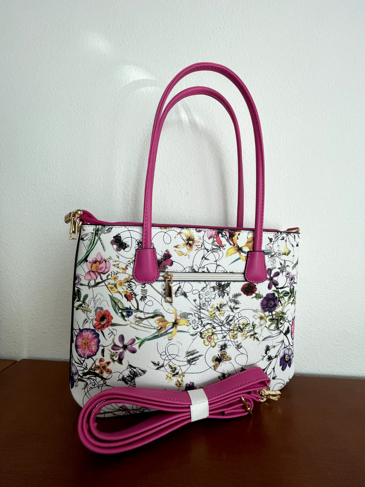 Wildflower PU Synthetic Leather Bag for Woman