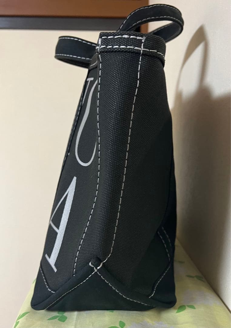 L.L.Bean Ginza Limited Edition Tote Bag Black Canvas Used