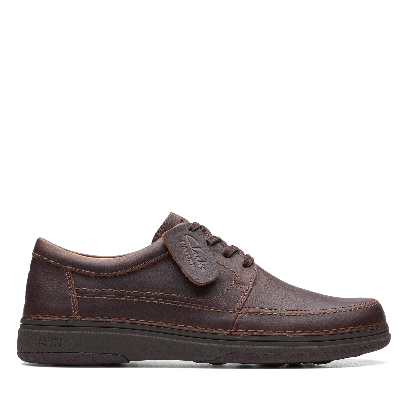 Clarks Mens Nature 5 Lo Brown Leather Casual Shoes
