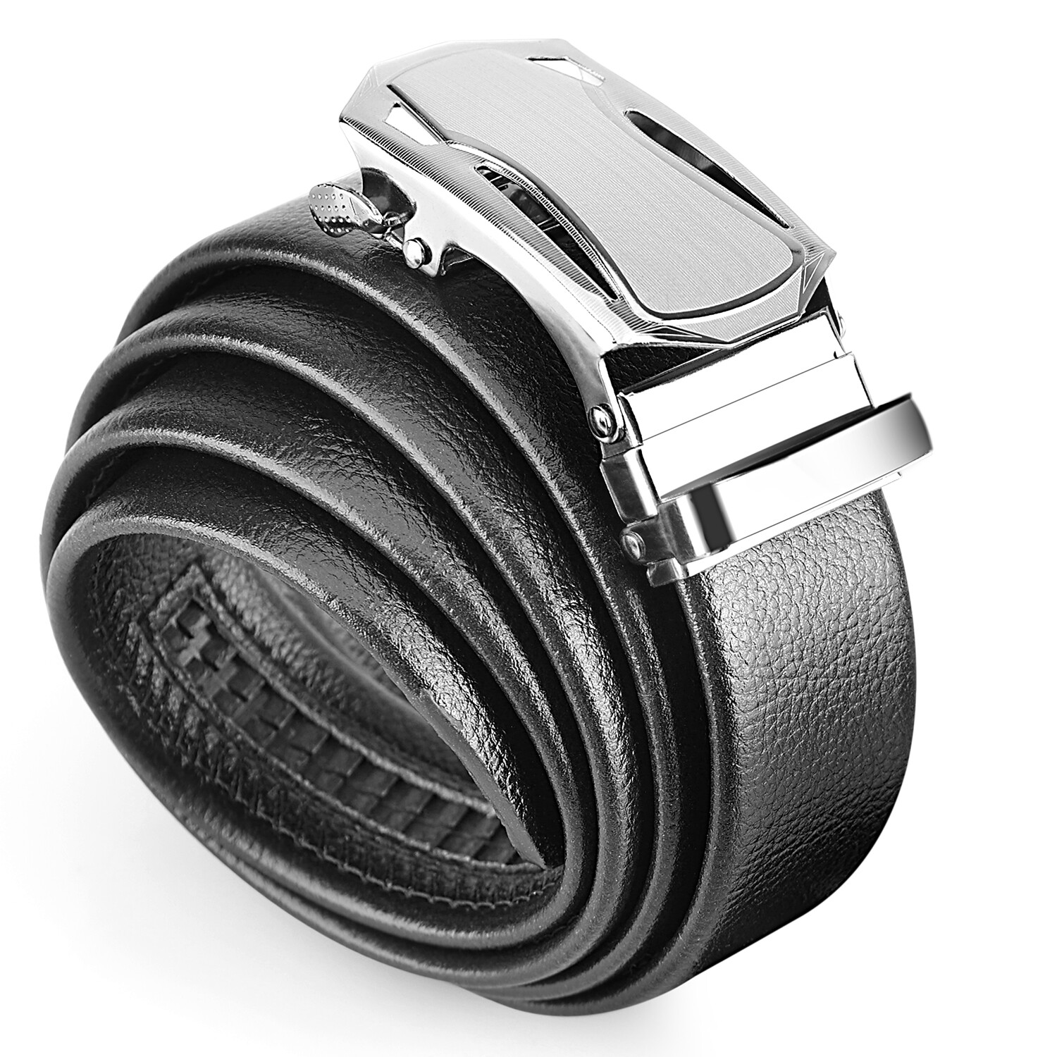 Magnetic Ratchet Automatic Buckle Belt Business Belt Wedding Banquet Workplace