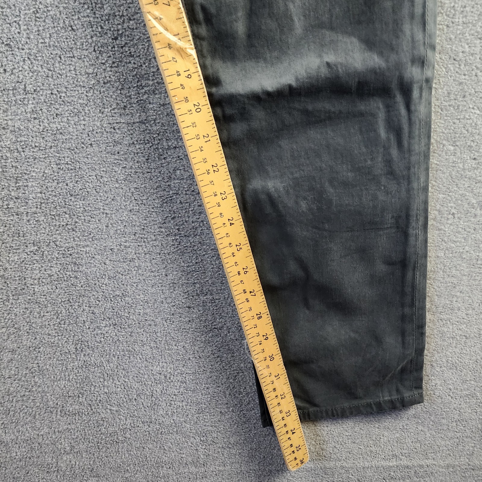 AG Tellis 34 Modern Slim Fit Twill Pants Men’s 33×34 Melange Smoke Button Zip