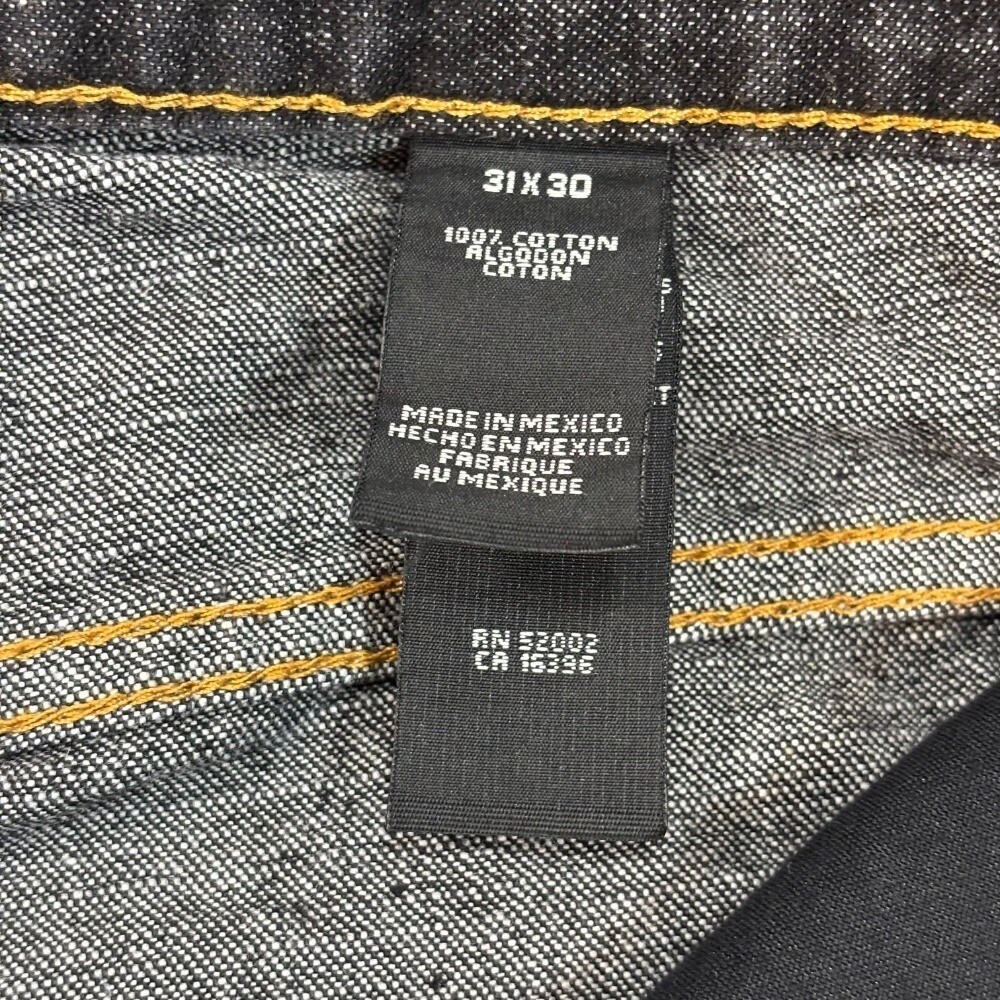 Claiborne Mens Straight Leg Jeans 31×30 Dark Wash Denim NWT