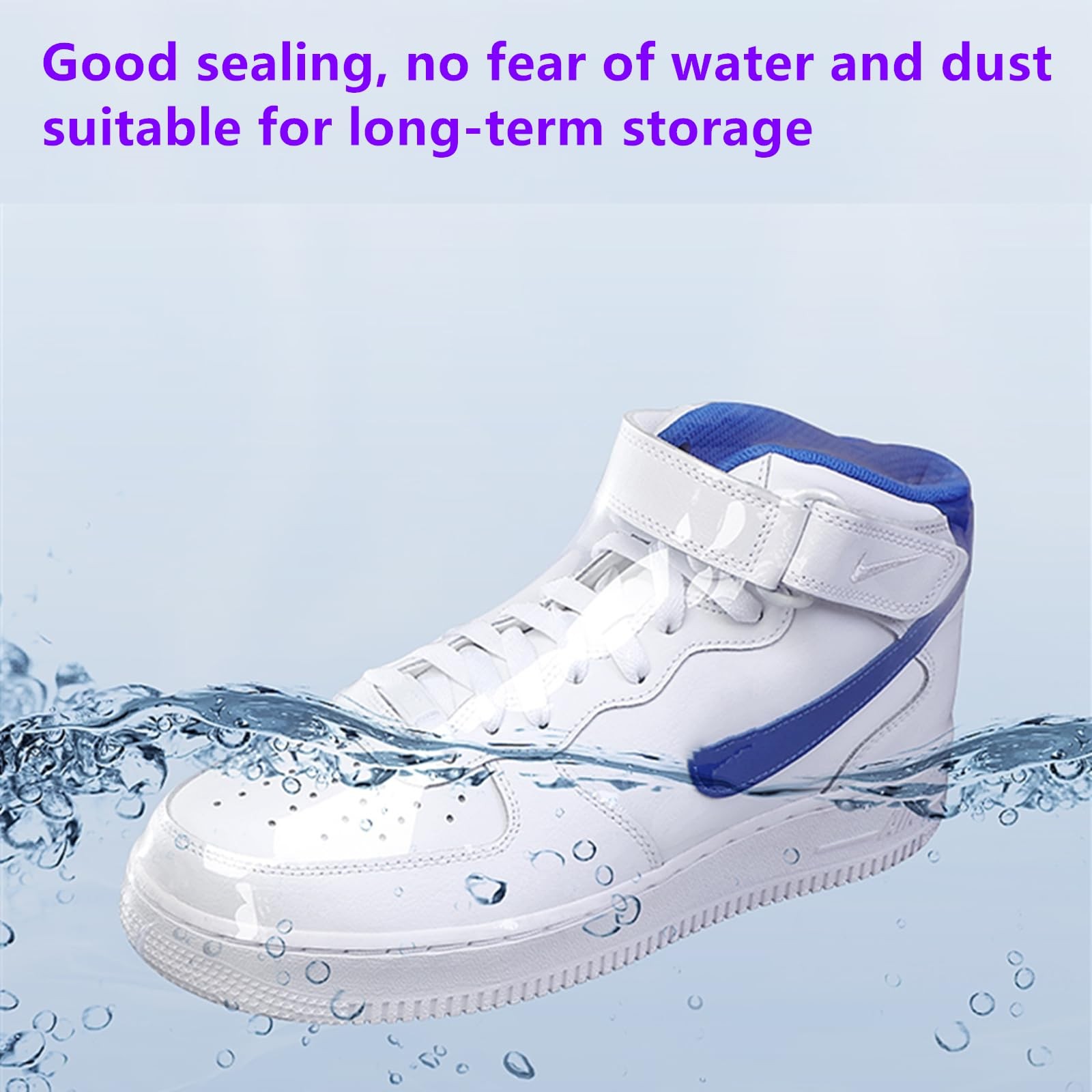 100 Pack Transparent Shoe Shrink Wrap Bags 11 x 18 Inch Sneaker Heat Bags