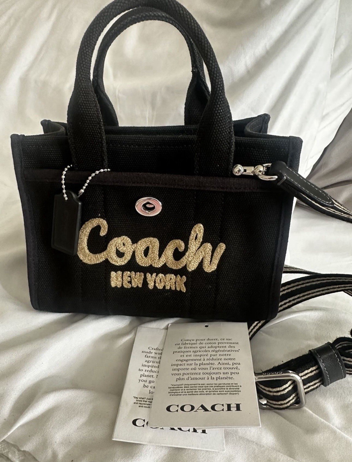 Coach cargo mini Canvas Tote bag 20