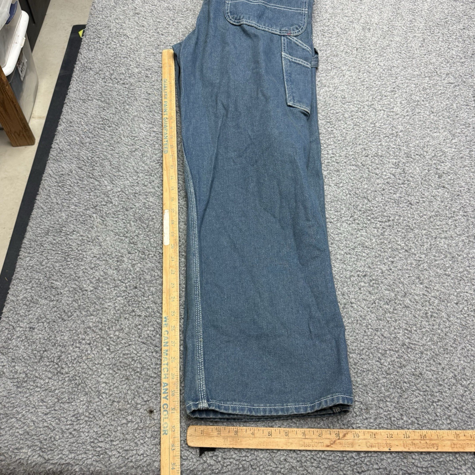 Dickies Bib Overalls Men’s 32×32 Blue Denim Carpenter