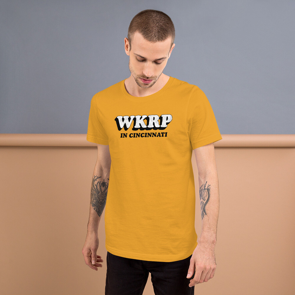 WKRP IN CINCINNATI TV Show Graphic Tee Shirt Short-Sleeve Unisex T-Shirt