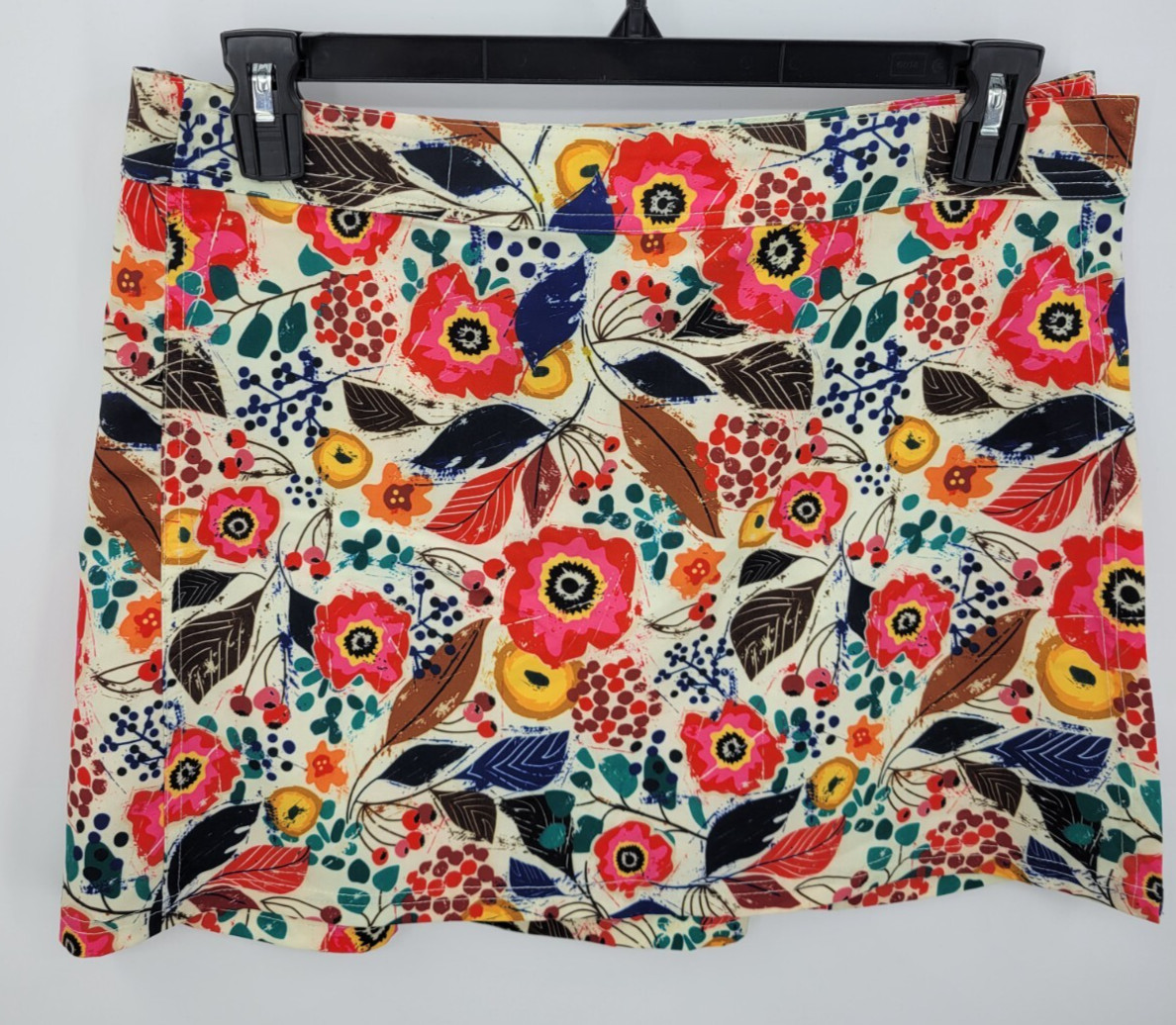 RipSkirt Womens Large Colorful Hawaiian Wrap Rip Stop Activewear Outdoor Beach