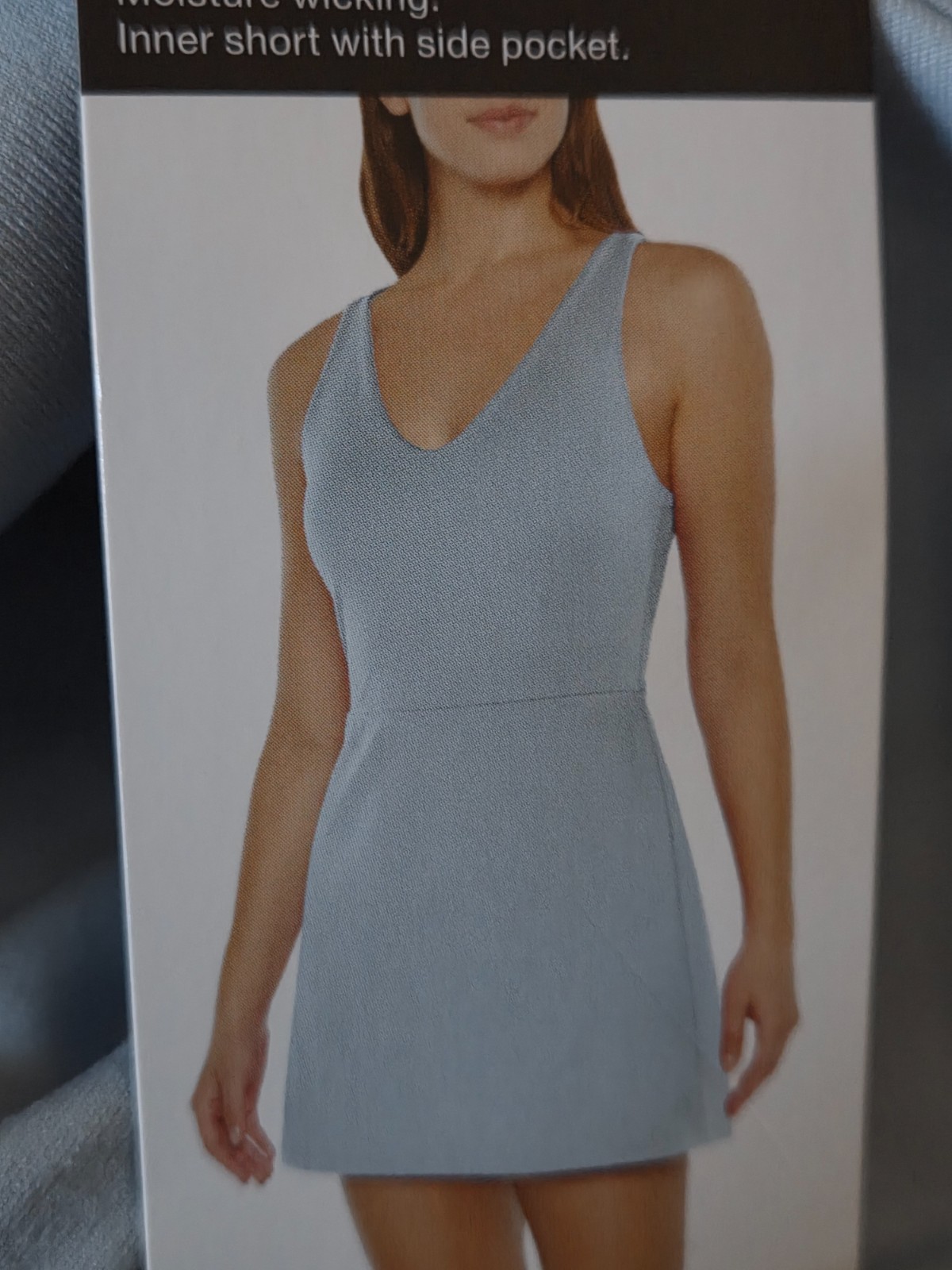 New Women’s Gap fit Active Tank Dress Light Blue Red Black XL XXL