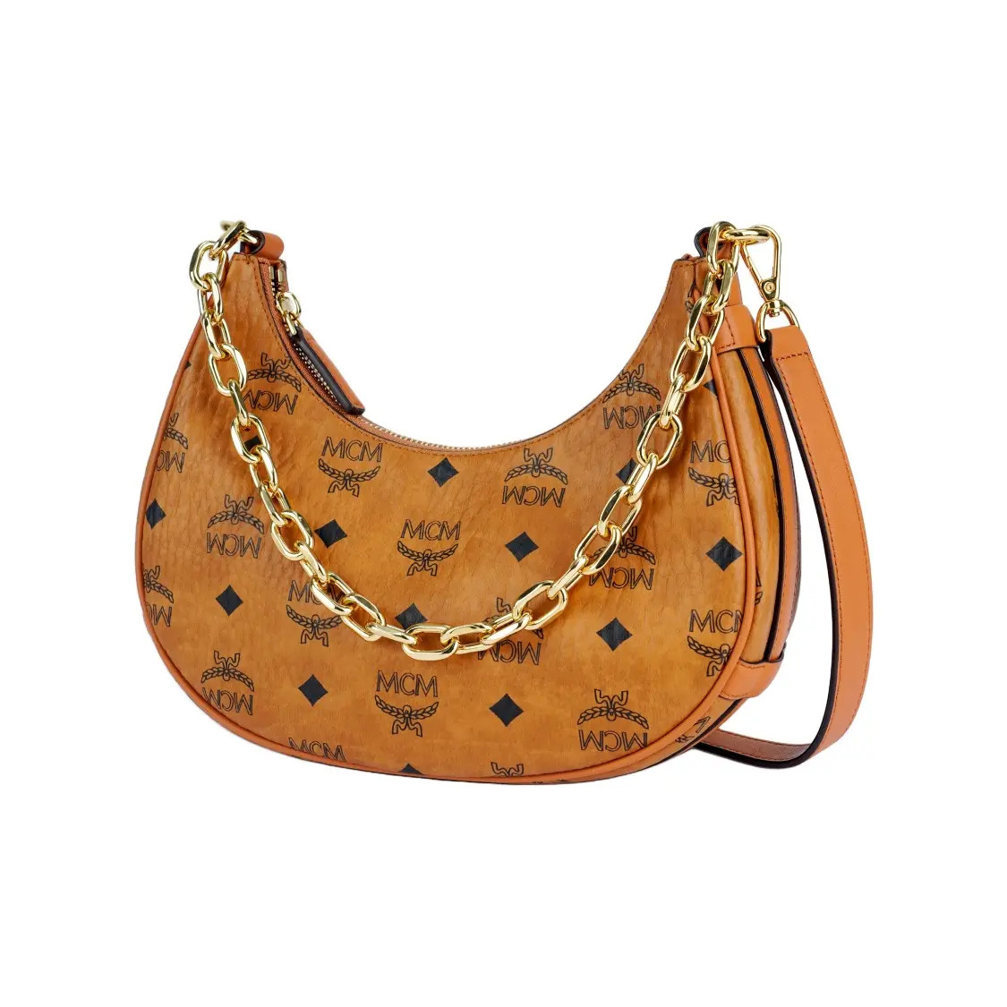 MCM Aren Visetos Handheld Shoulder Bag Small Women’s 9.4×2.5×7.4 in
