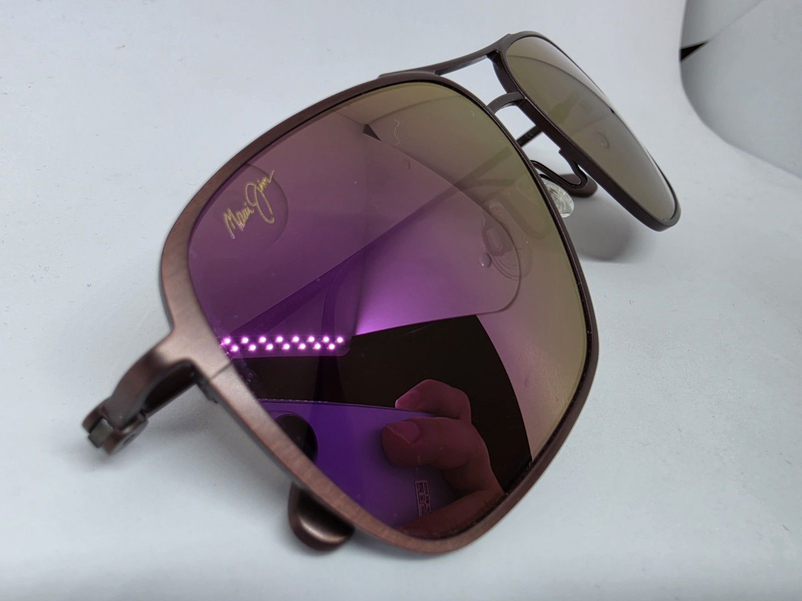 Maui Jim Beaches MJ 541 07 Titanium Matt Burgundy Frame, Maui Sunrise Polarized