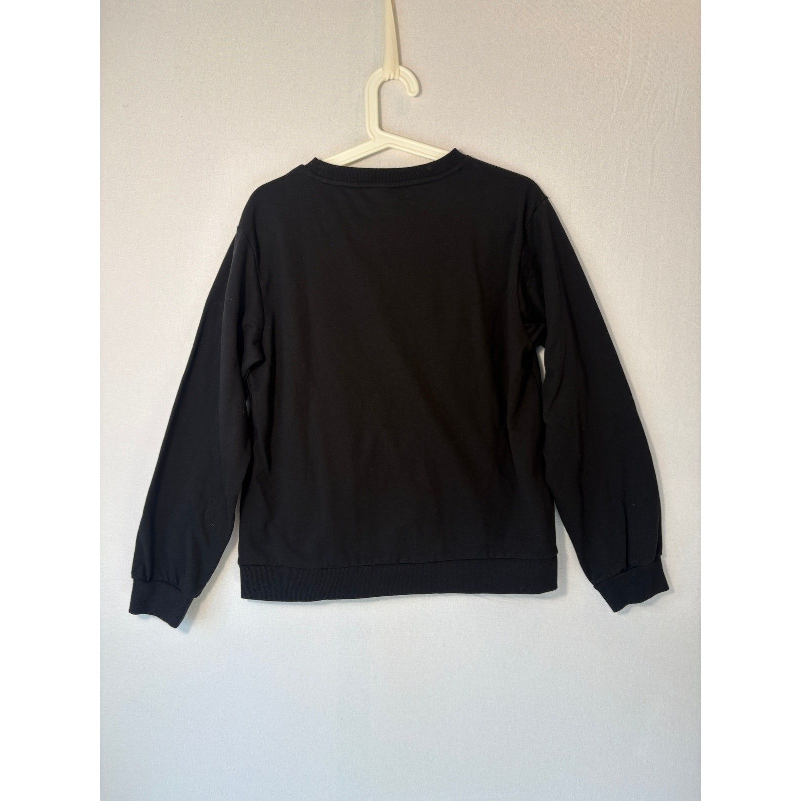 Keith Haring Radiant Heart Graphic Sweatshirt Black Crewneck Pullover Medium