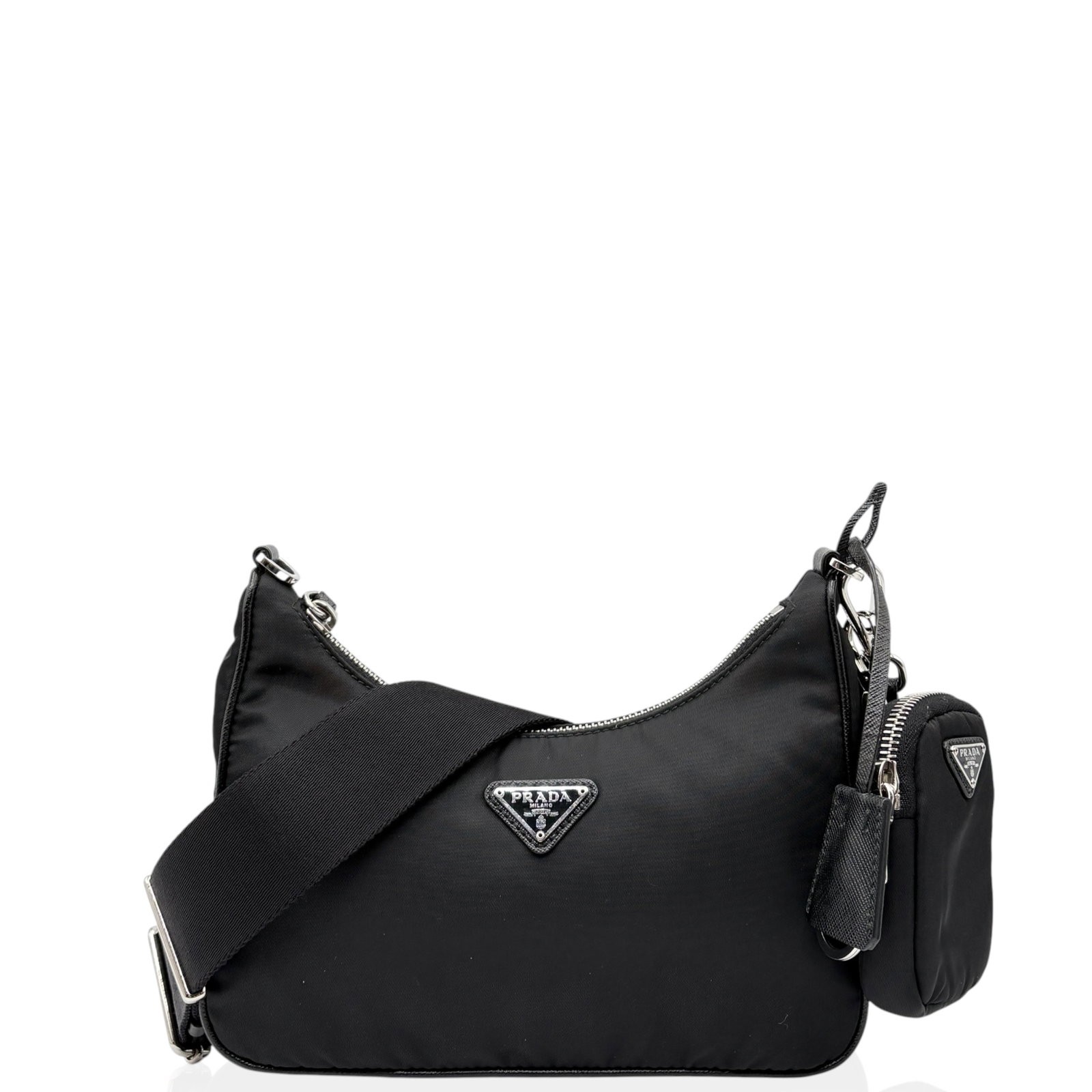 Prada Re Edition 2005 Shoulder Bag Black Tessuto Nylon (ko041626a0)