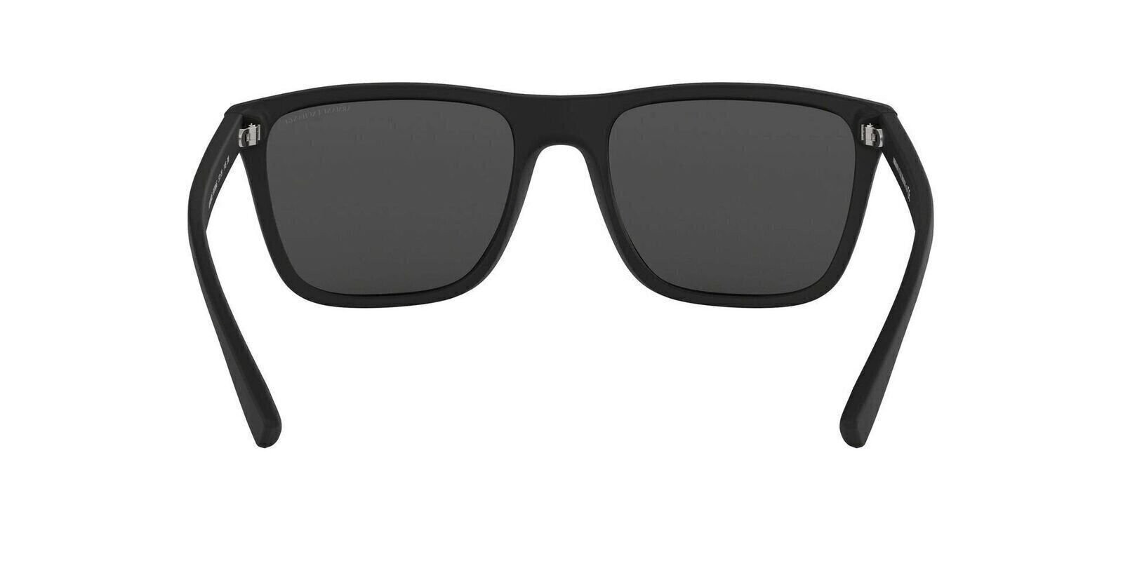 A|X Armani Exchange Men’s AX4080S 80786G Matte Black/Light Grey Mirror lenses