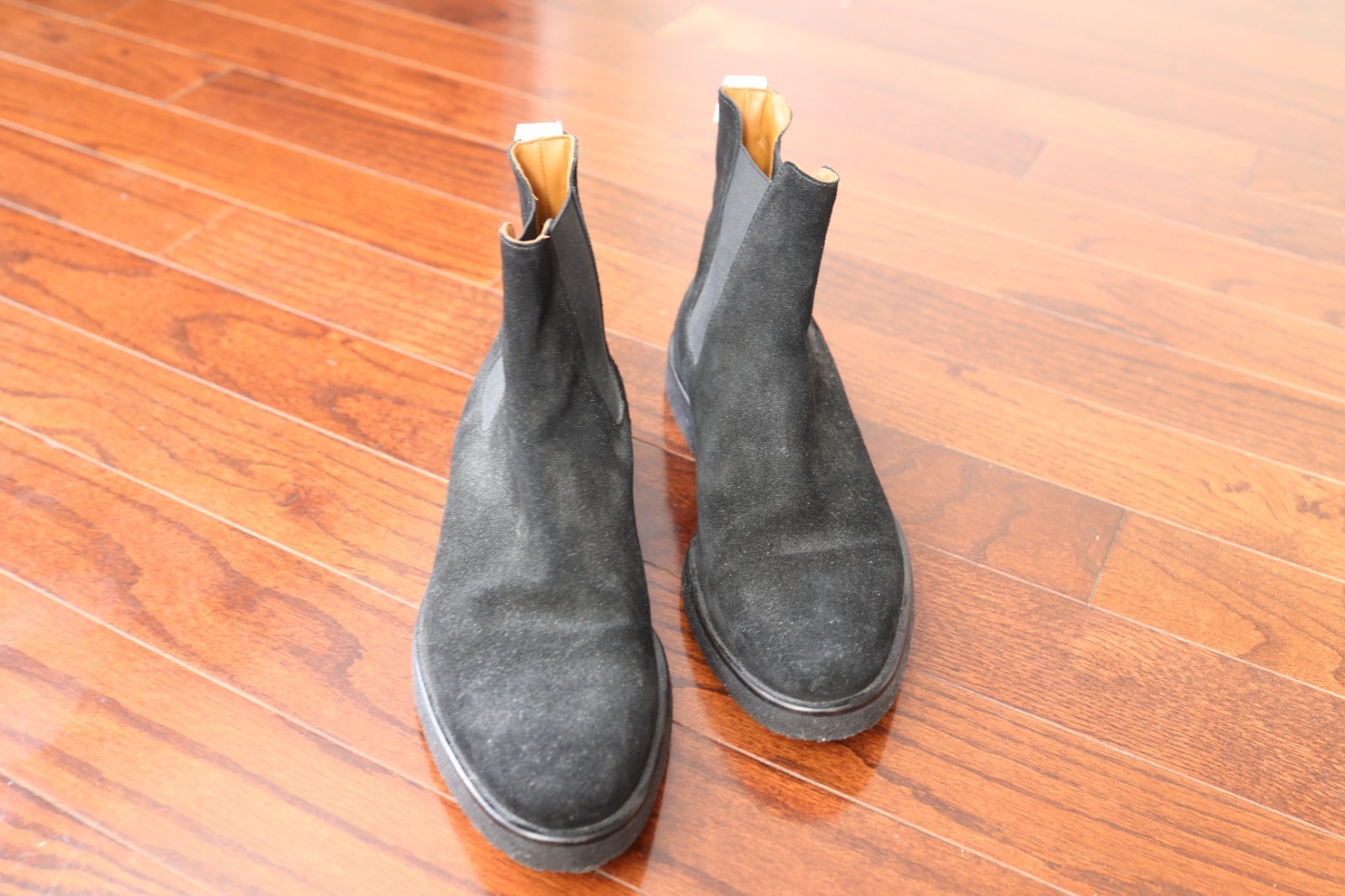 [New]: Common Projects Black Suede Chelsea Boot [Size 42/9]