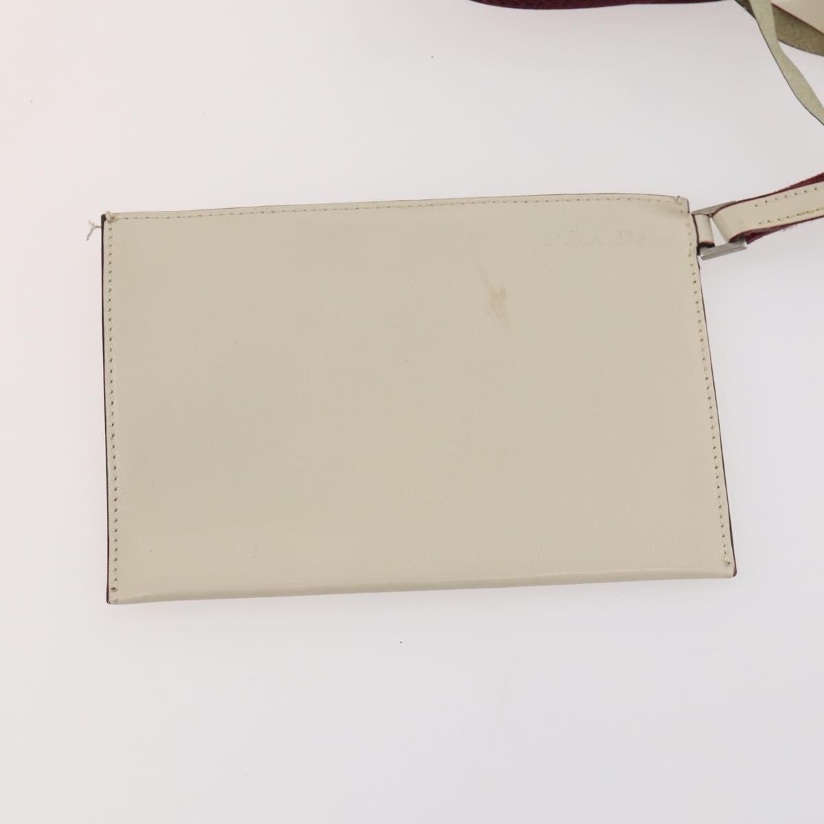 HERMES PRADA Chanel Hand Bag Leather Canvas Nylon 3 Set Beige Auth 168823