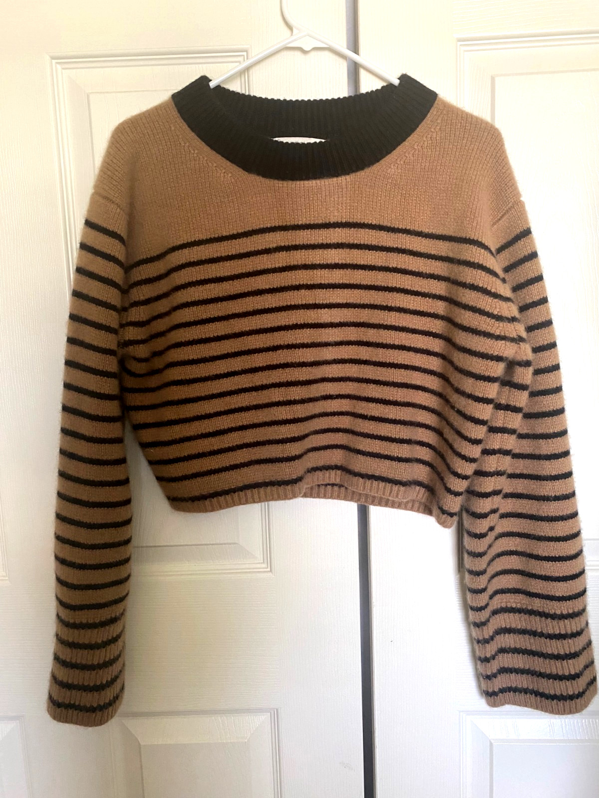Womans J CREW 75 Spring Street Cashmere Edit Thick 100% Cashmere Sweater M