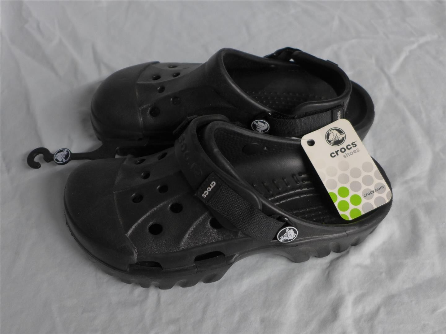 Black/Black CROCS OFF-ROAD (First Model) Size 5 M/7 W -BRAND NEW w/ Tag & Holder
