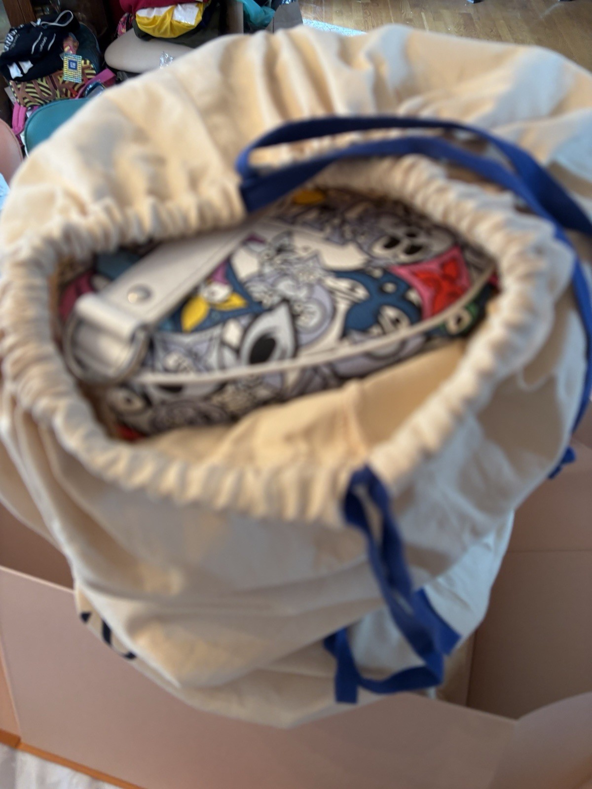 LOUIS VUITTON 2023 Comics White Multi Monogram Keepall Bandouliere 50 BRAND NEW
