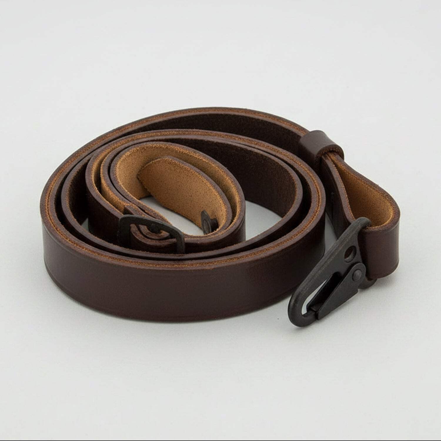 German Bundeswehr Leather HK G3 Rifle Sling – Genuine Military Issue