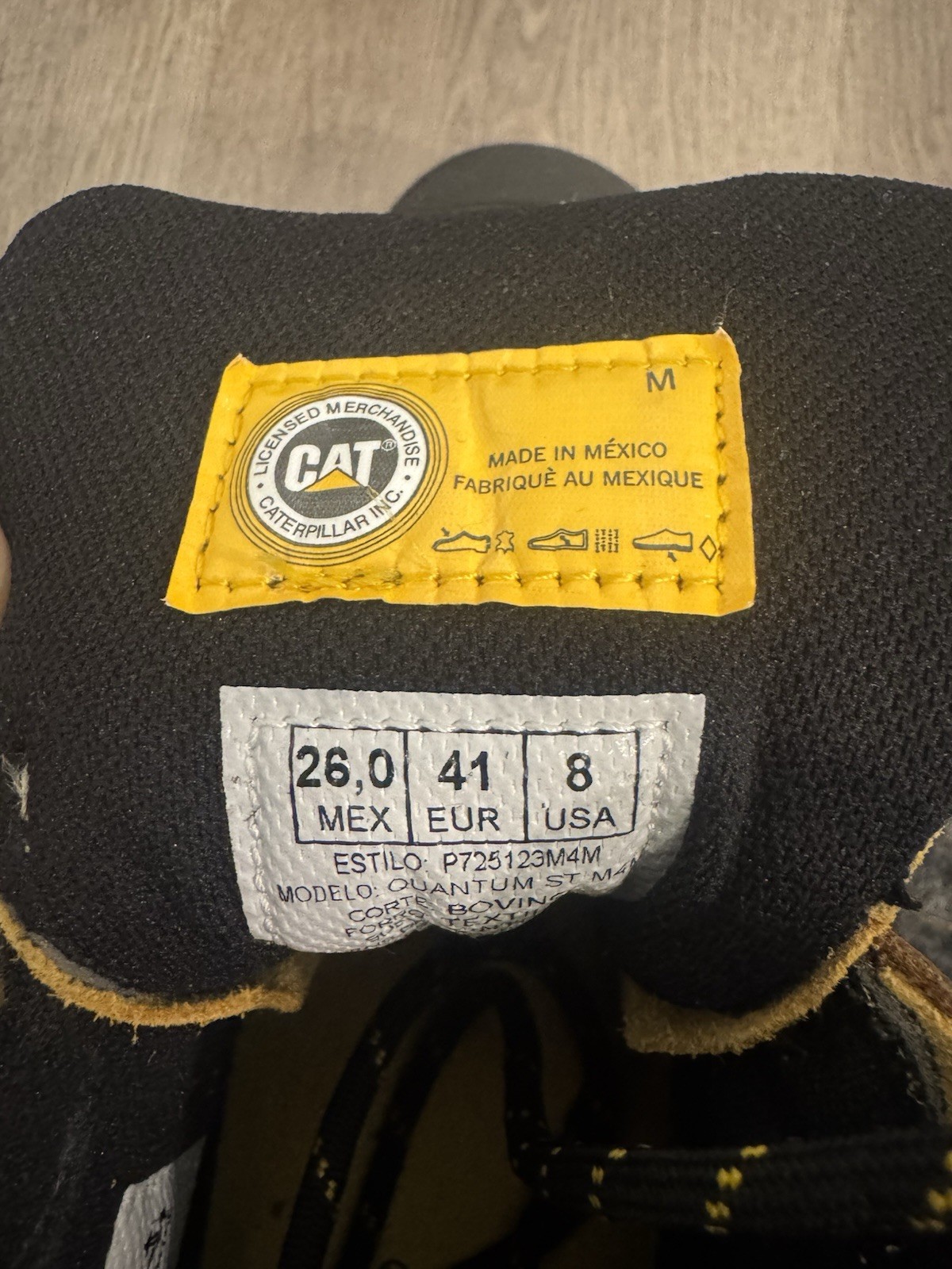 Caterpillar Cat Exposition 6″ Steel Toe Safety Work Boots Men, 8 US