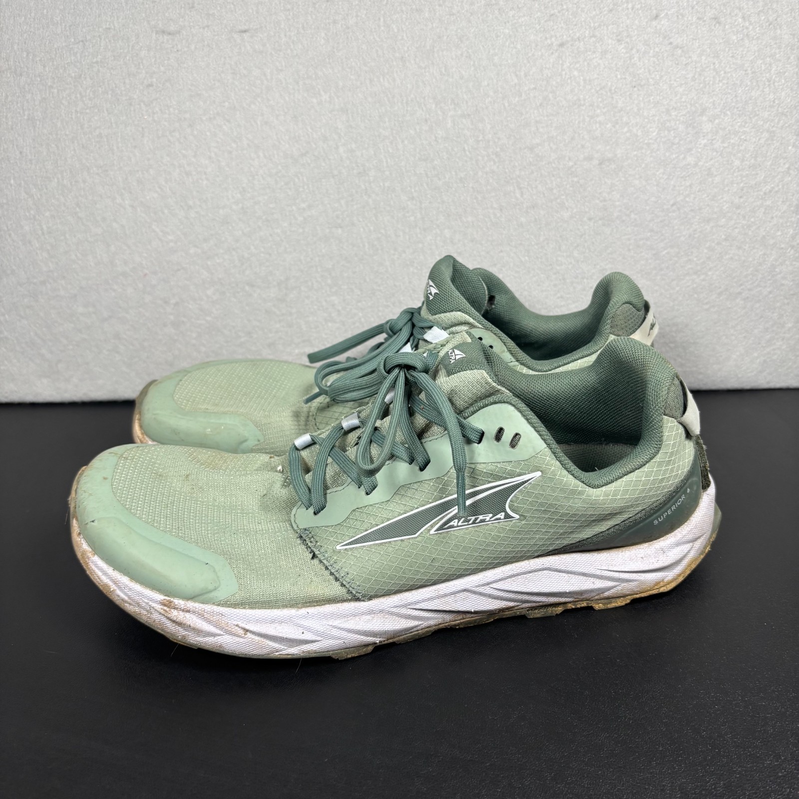 Altra Superior 6 Womens 10 Trail Running Shoes Green Zero Drop AL0A82CM330