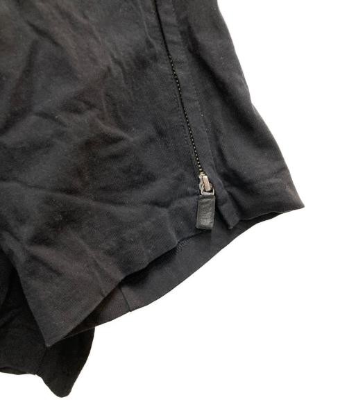 TOGA ARCHIVES Cotton Jersey Zip T-Shirt, Black, Women’s, 38, 100% Cotton
