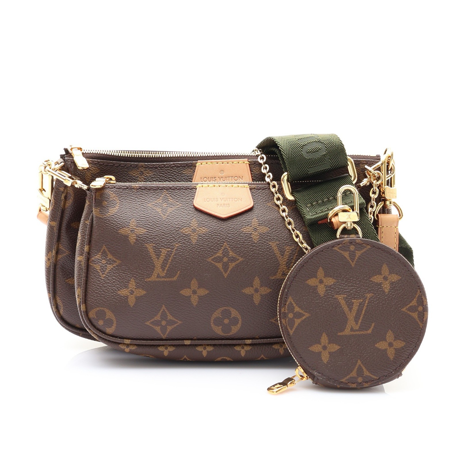 LOUIS VUITTON Multi Pochette Accessoires Shoulder Bag Monogram Brown M44813
