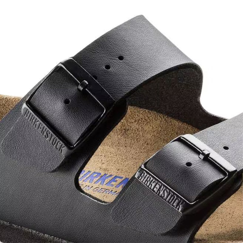 Birkenstock Arizona Black Birko-Flor Soft Footbed Unisex Sandals Select Size