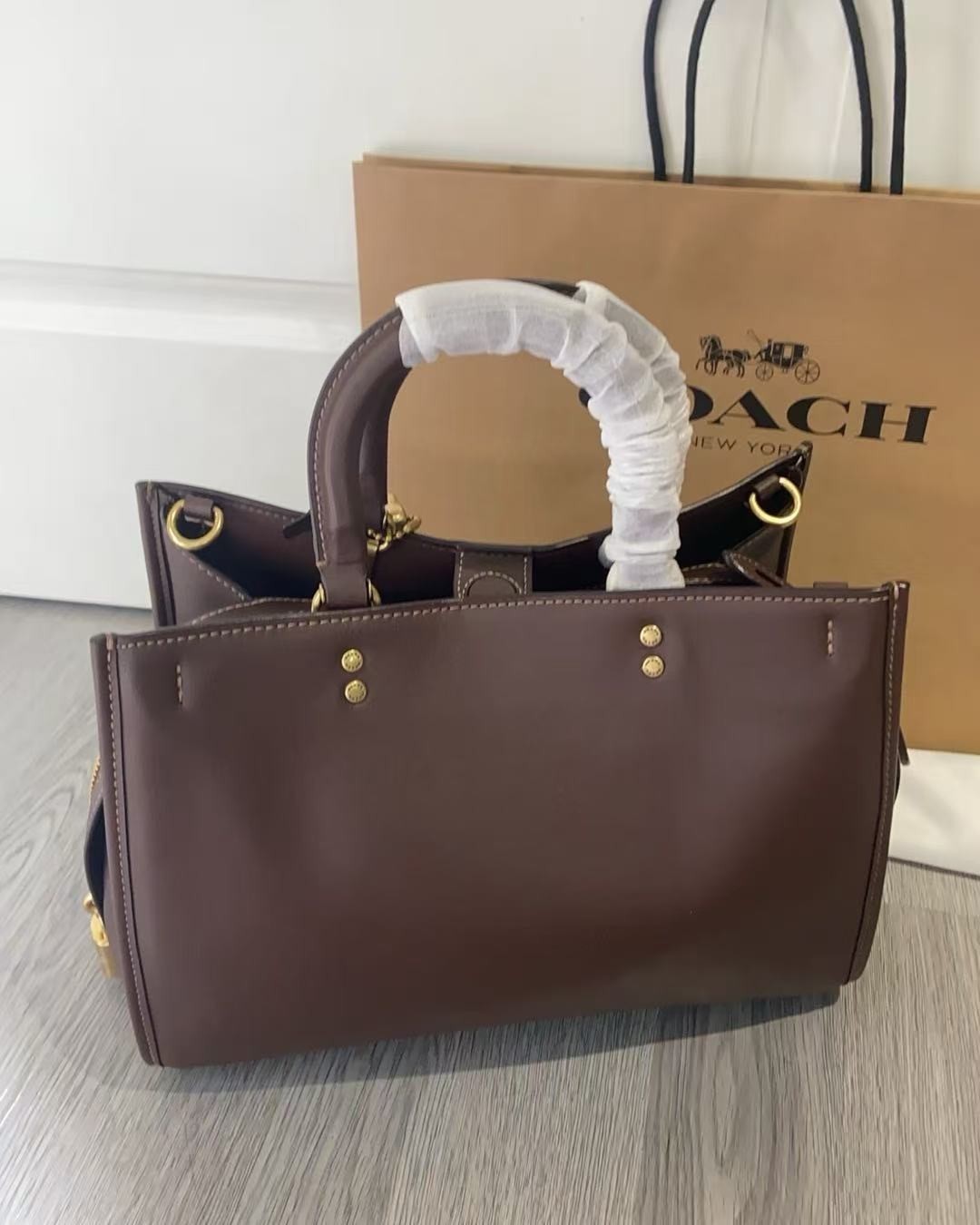 COACH CCX23 Rogue 31 Bag Soft Grain Leather Satchel Crossbody Shoulder 2WAY