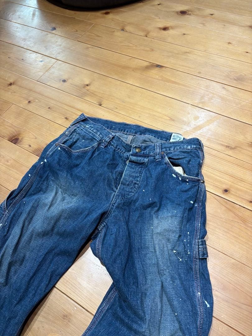 Orslow Baker Pants, Paint Splatter, Size 1