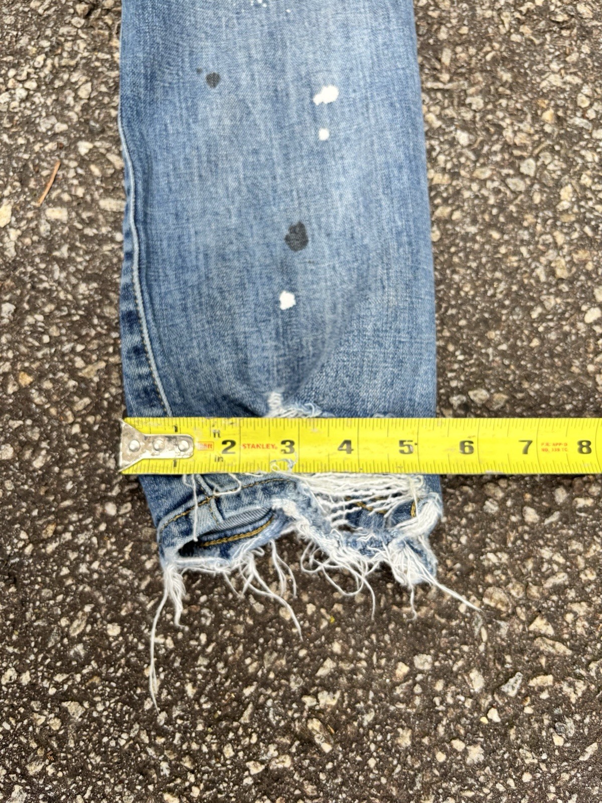 Purple Brand Light Wash Distressed Skinny Denim Jeans – No Back Tag