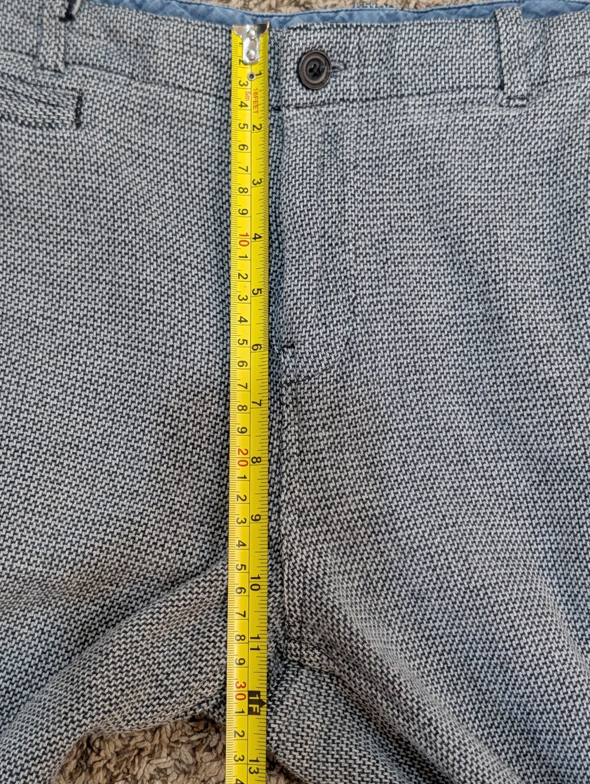 Carbon2Cobalt Mens Pants 36×32 Gray Chino Casual