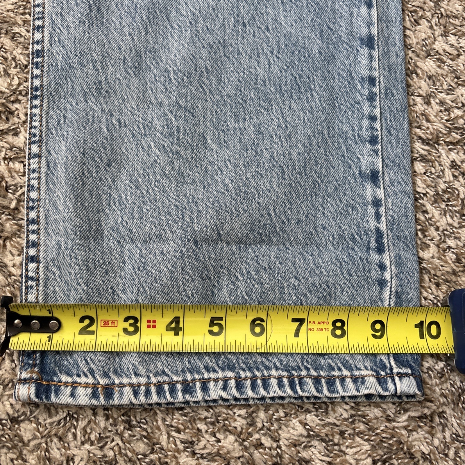 Levi’s 565 Men’s Loose Straight Denim Jeans Light Wash 36×30,Classic Fit NWT