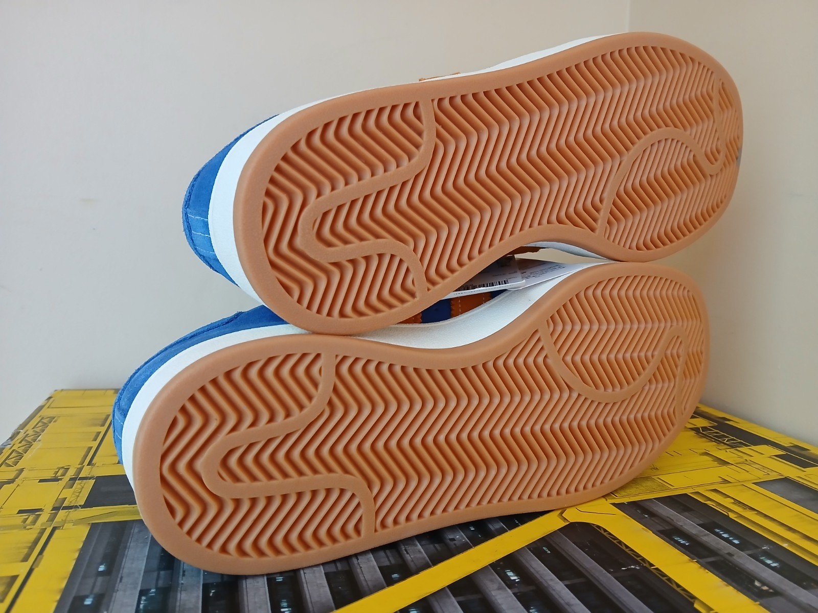 Adidas Campus 00s Collegiate 9.5 Royal Bright Orange JH8058 [Check Description]