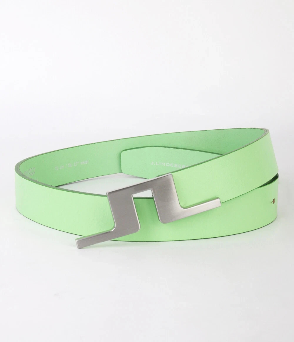 J. Lindeberg Betsy 80cm 28-29″ Paradise Green Leather Golf Belt New Nwt