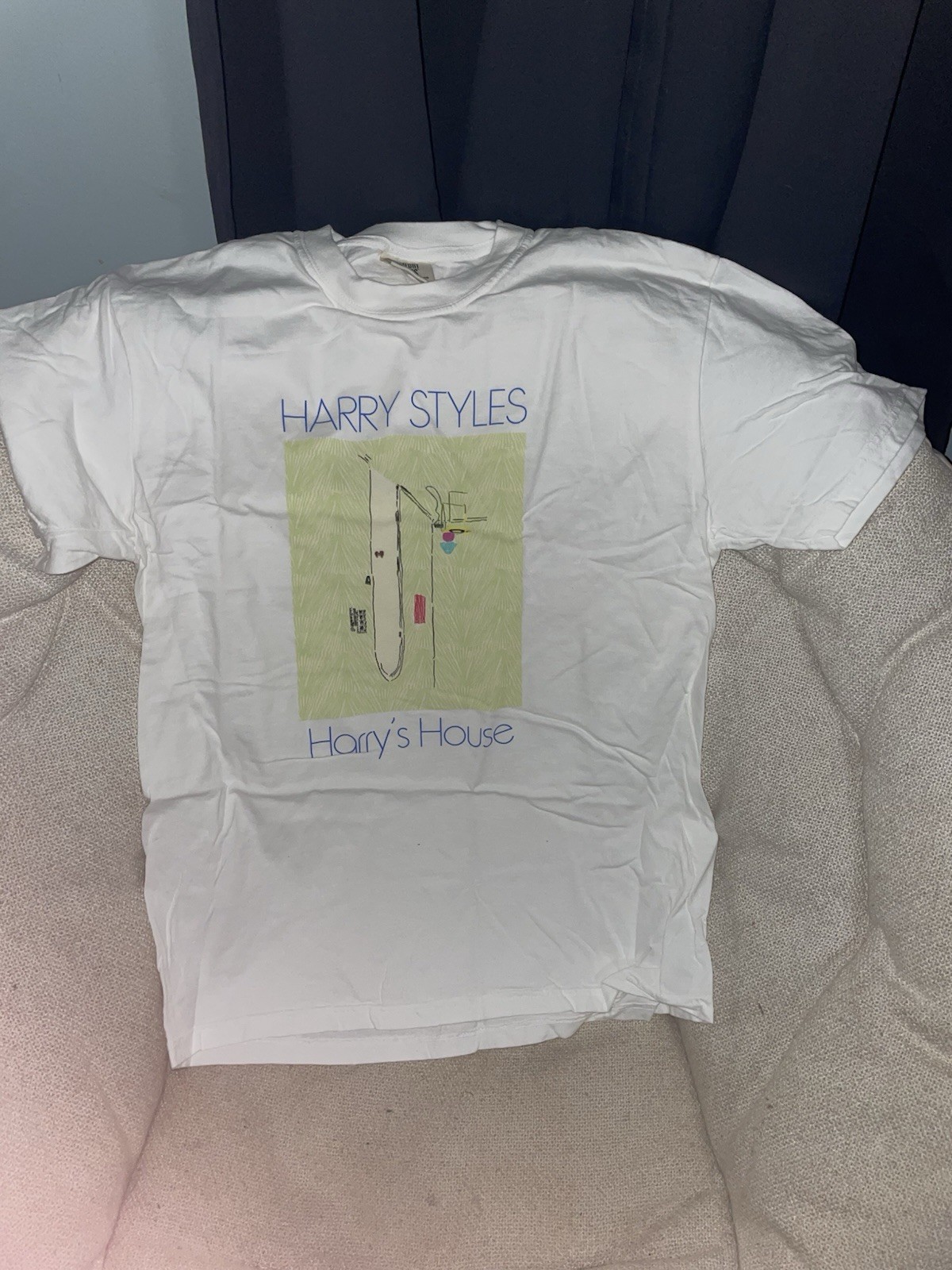 Harry Styles Harry’s House One Direction Rare Medium Abstract Merch Tee Shirt