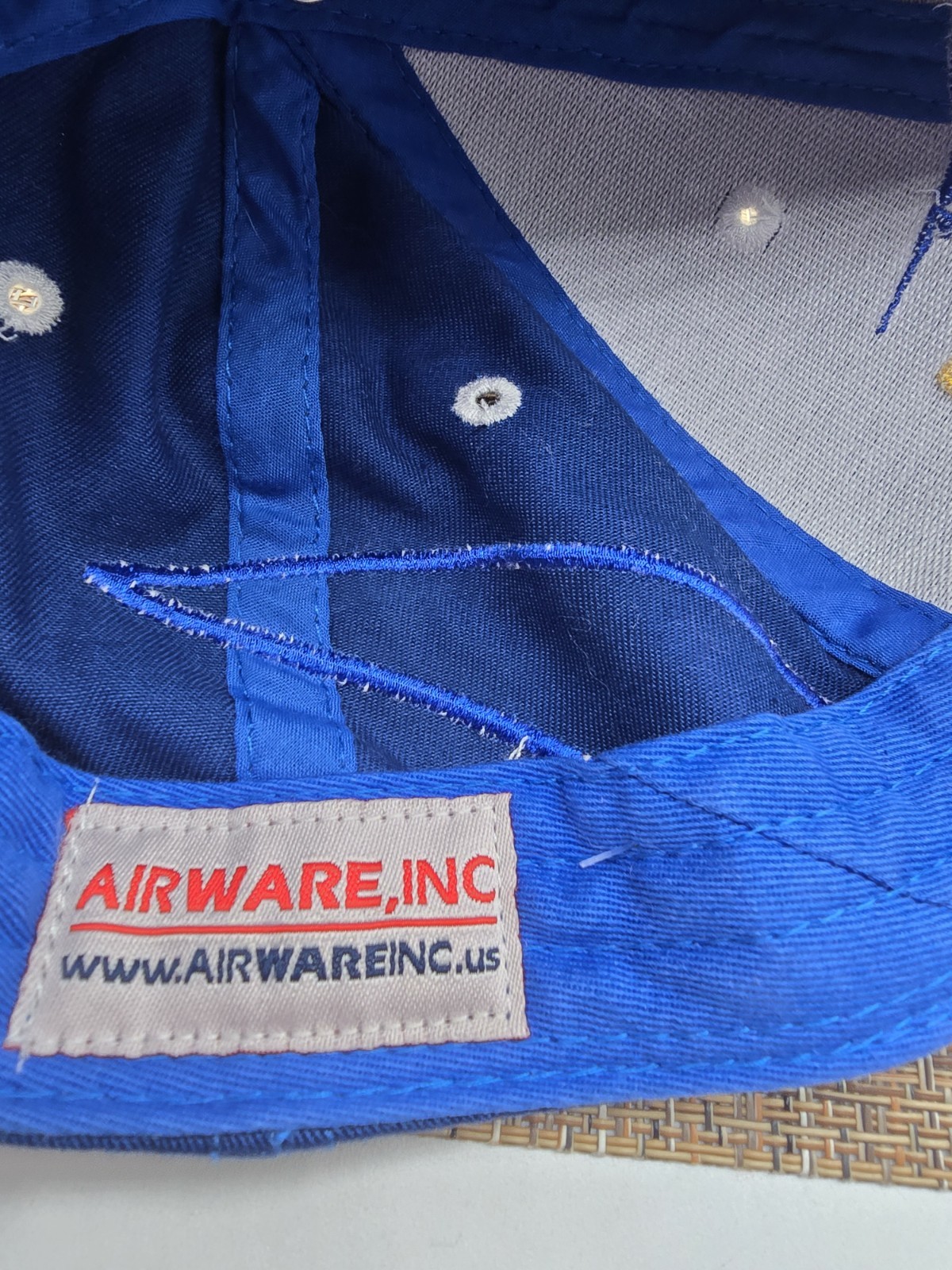 Blue Angels Hat F/A-18 Hornet Airware Hat Cap Adjustable Strap Embroidered